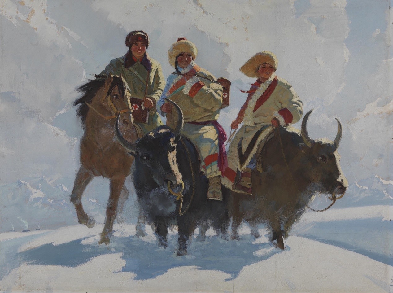 <h2>新曼巴</h2><p>作者：朱乃正</p><p>创作年代：1972年</p><p>规格：140cm×183cm</p><p>品类：水彩、粉画</p>